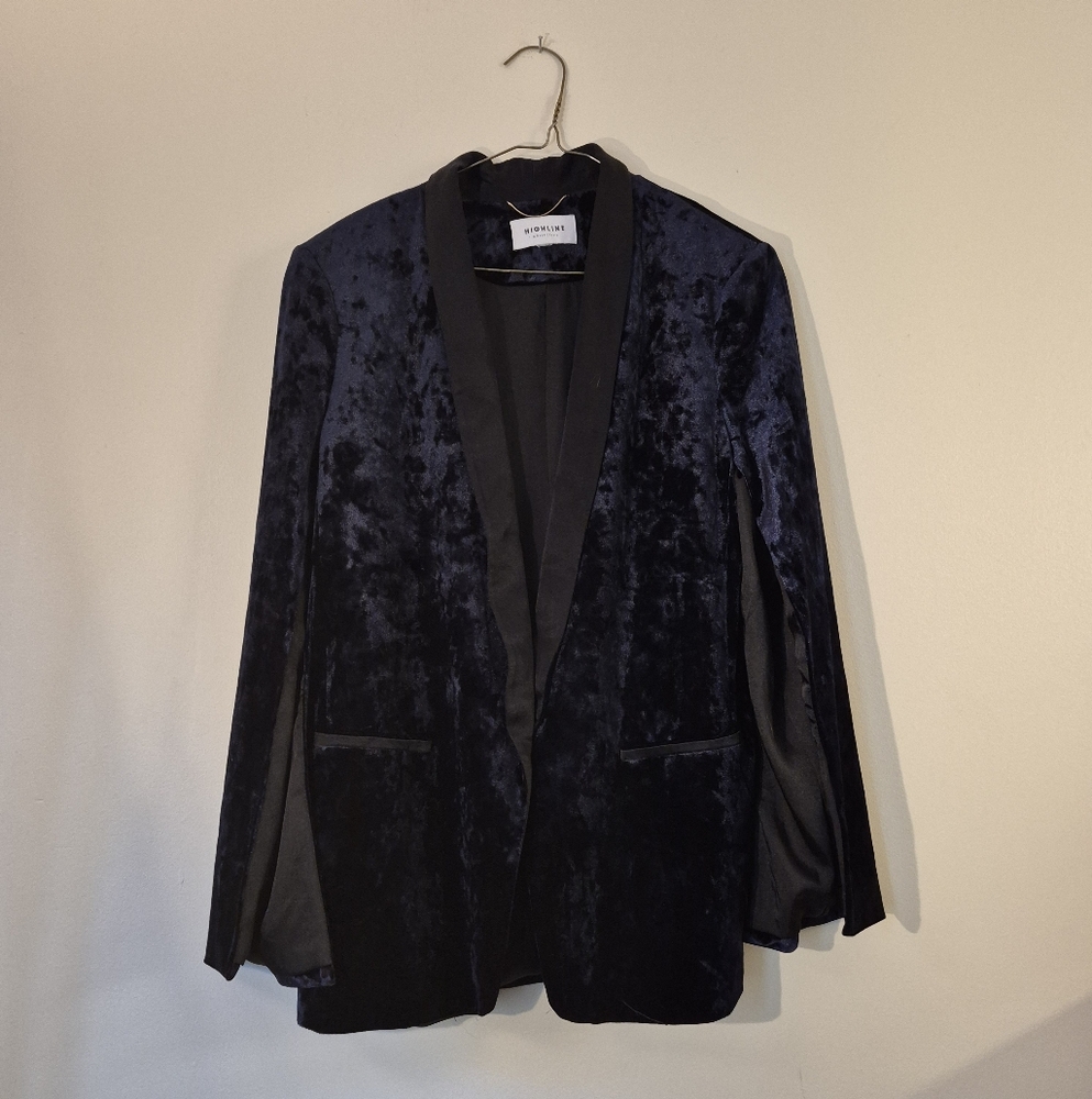 Womens Velvet Blazer